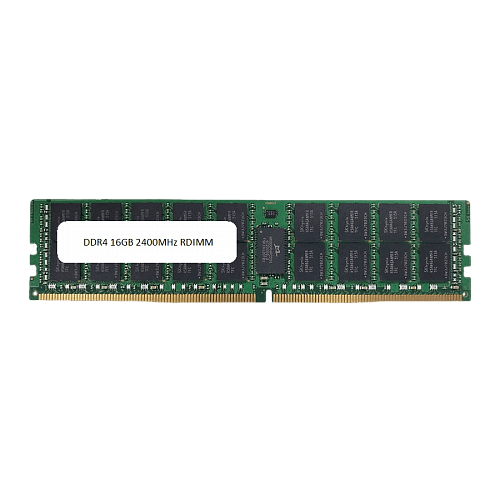 Модуль серверной памяти б/у Micron DDR4 16GB MTA18ASF2G72PZ-2G3 2400MHz RDIMM